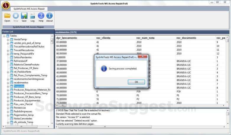 Sysinfo MS Access Small Screenshot 5